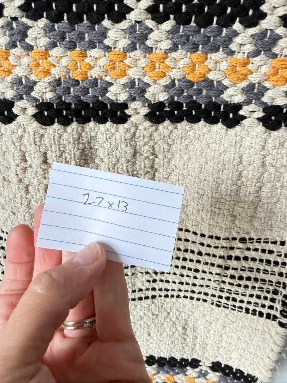 New Handwoven Macrame Wall Hanging Tapestry Decor Boho Hippie Yellow Gray Beige